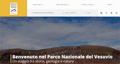 Desktop Screenshot of parconazionaledelvesuvio.it